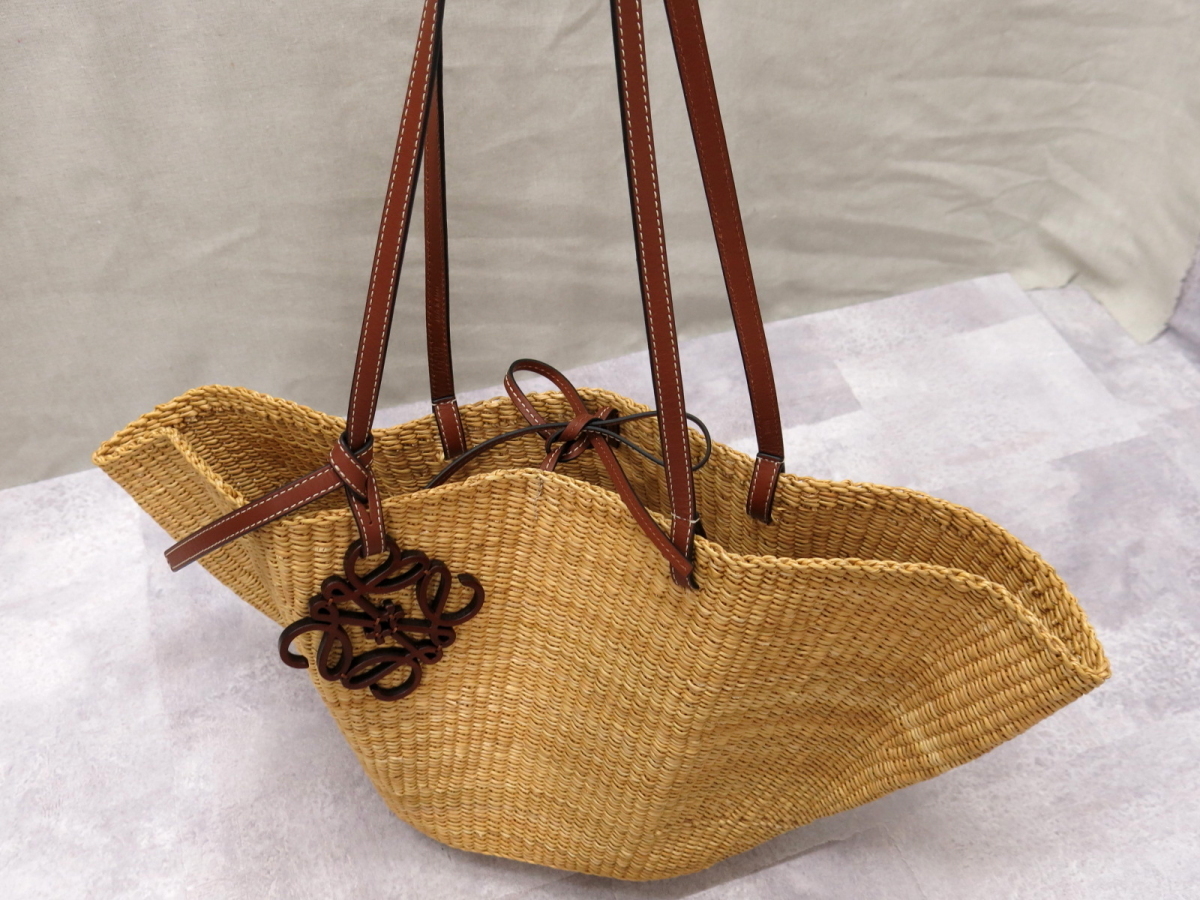 未使用 展示品○LOEWE ロエベ○スモール シェル バスケット バッグ 