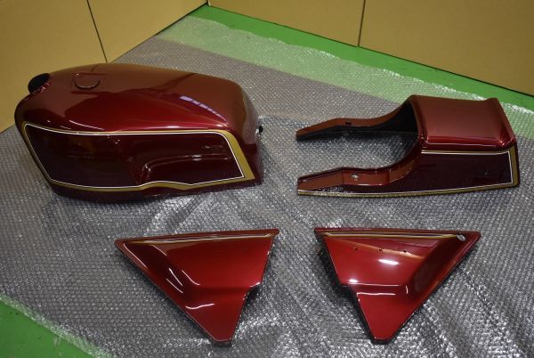 人気，お買い得 Z1000MK2 Z750FX 1型 外装セット ルミナスルビーレッド 赤 ドレミ製(カワサキ用)｜売買されたオークション情報、yahooの商品情報をアーカイブ公開 - オークファン カワサキ用