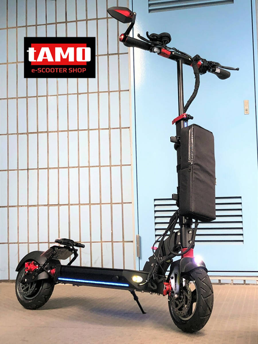 【新型限定仕様】バッテリー取り外し＆拡張可能 T10EXT 電動キックボード 原付2種登録 ZERO10 最高速48km/h 電装品本体給電 公道走行用