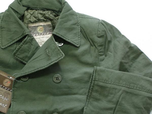 新品★ロスコROTHCO ビンテージ コットン ピーコート Ｌ：7677