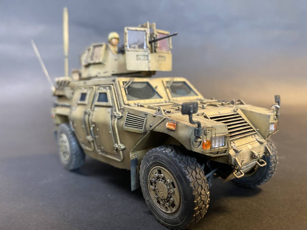  タミヤ製 陸上自衛隊 軽装甲機動車 イラク仕様 1/35 完成品(完成品)｜売買されたオークション情報、yahooの商品情報をアーカイブ公開 - オークファン 完成品