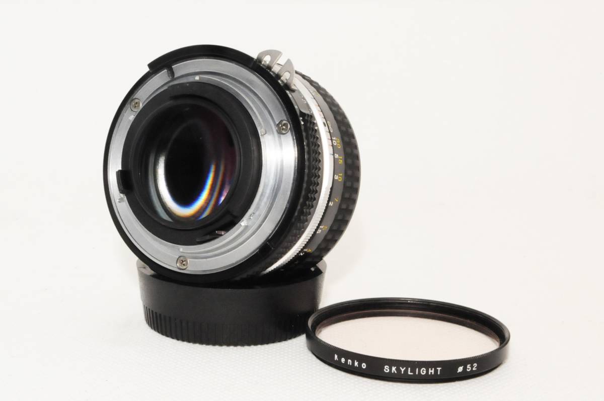 美品】 Nikon ニコン Ai NIKKOR 50mm F1.4 外観は光沢があり、光学も
