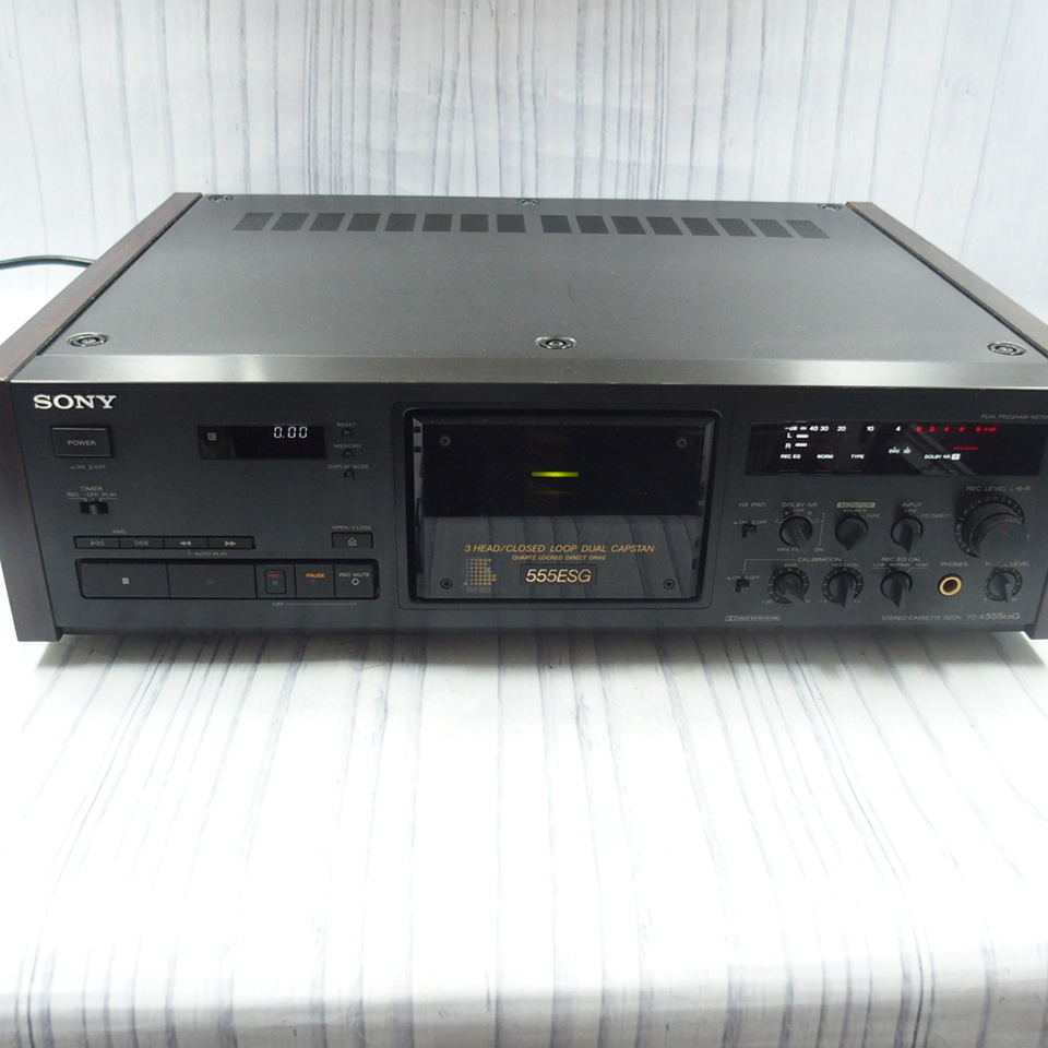 SONY/ソニー カセットデッキ TC-K555 ESG【ジャンク品】 SONY TC-K555
