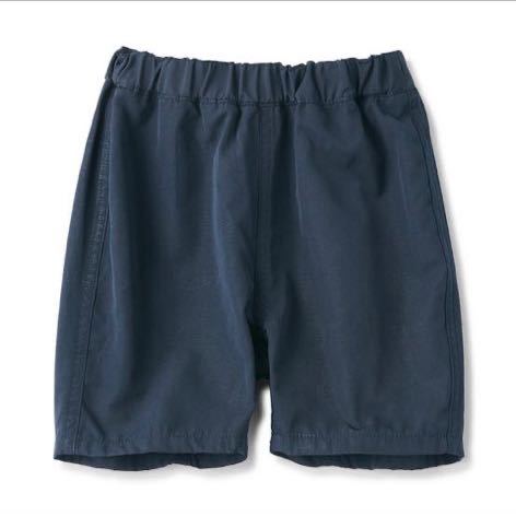 無印良品 乾きやすい ひざ上ハーフパンツ 2枚セット 90 ネイビー 