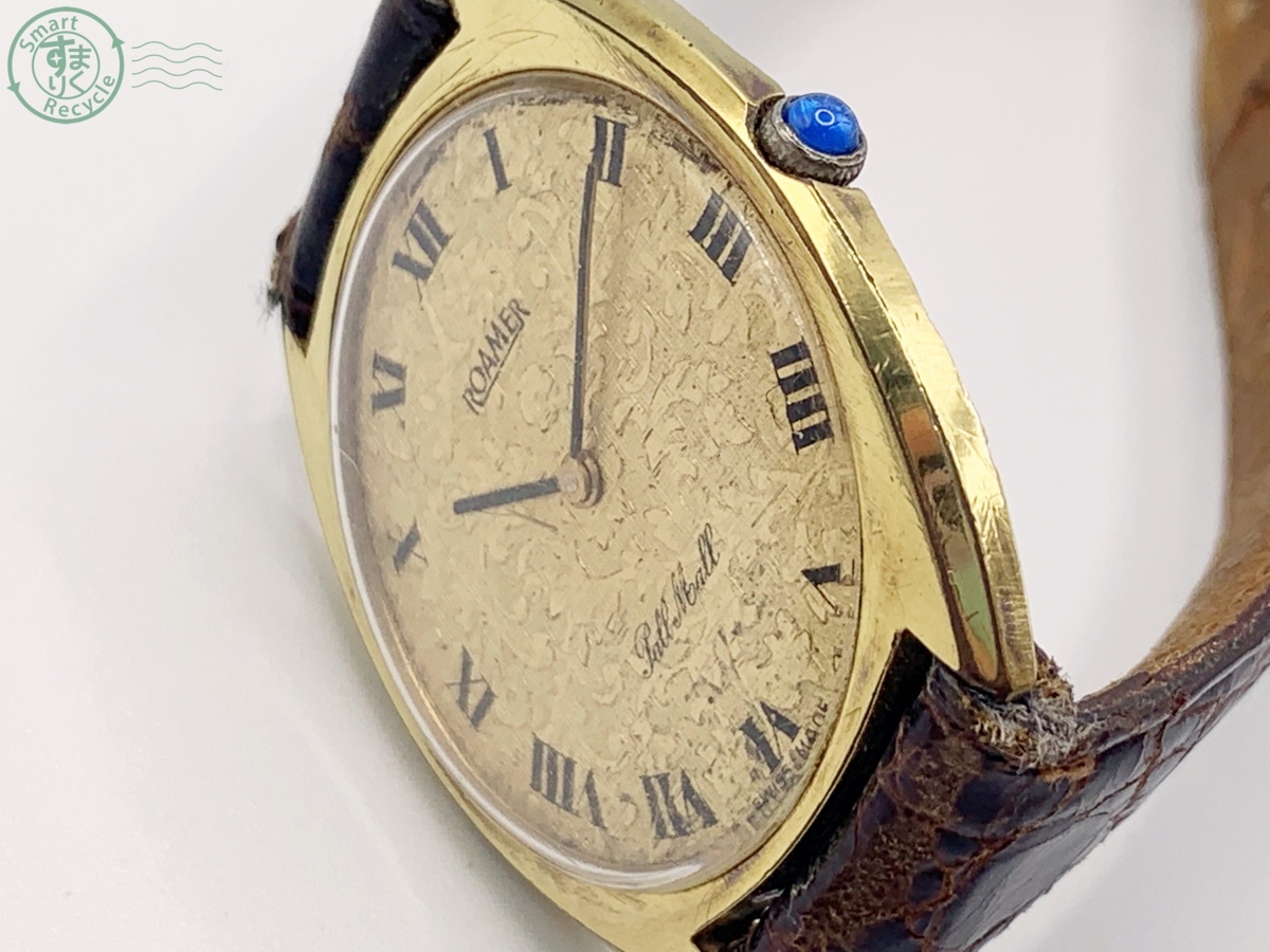 N 1円スタート Roamer ローマー Pall Mall ポールモール 702 487 30 手巻き式 腕時計 メンズ ゴールド アナログ 手巻き 売買されたオークション情報 Yahooの商品情報をアーカイブ公開 オークファン Aucfan Com