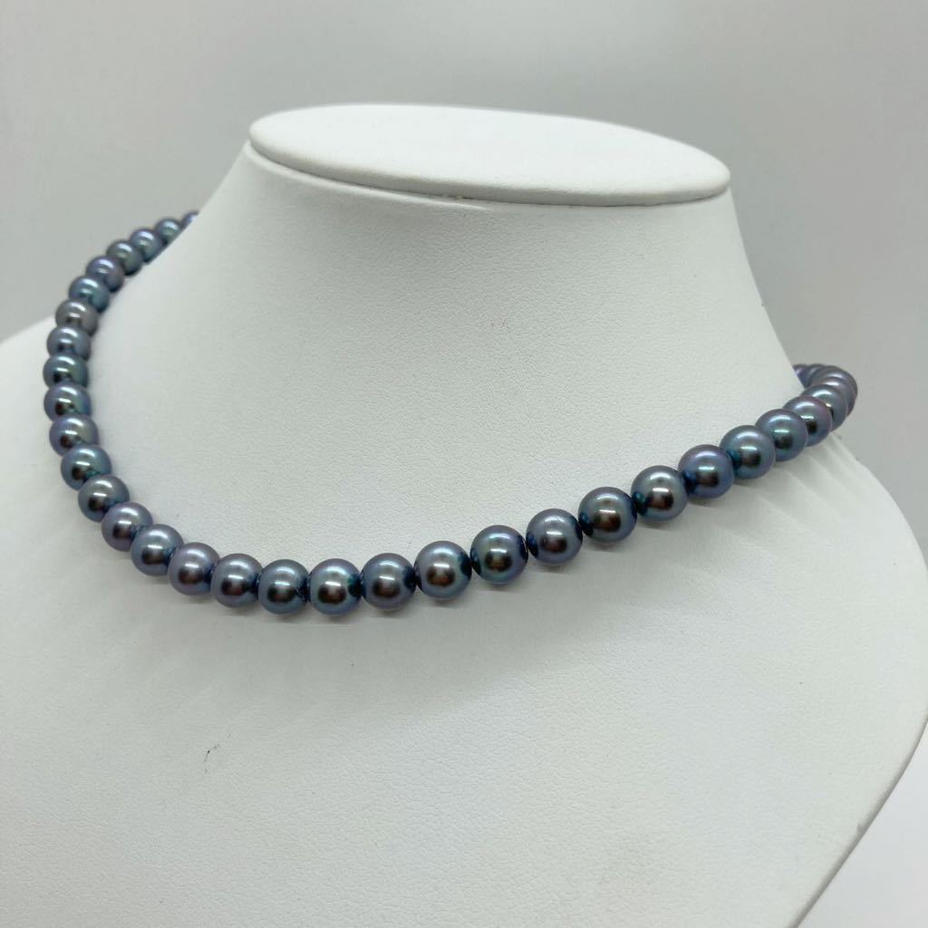 SALE!!□アコヤ本真珠ネックレス□重量約39.1g 約7.0～7.5mm