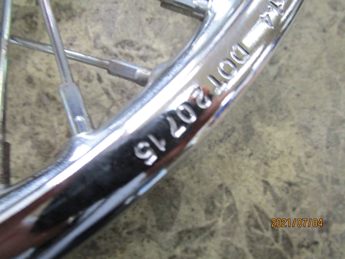 スーパーカブ110ブロ スーパーカブ110 14インチ スポークホイール 