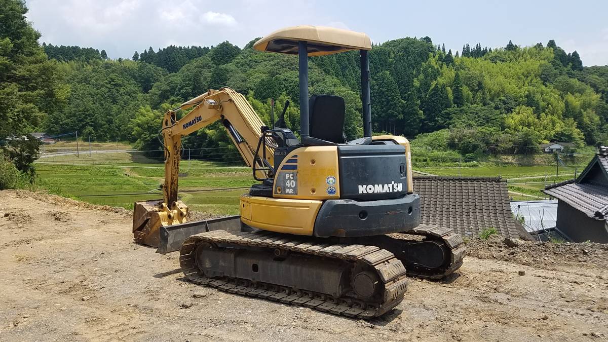 コマツ PC40 MR-2 油圧ショベル 配管付 即戦力 ☆4tクラス 増速 マルチ 