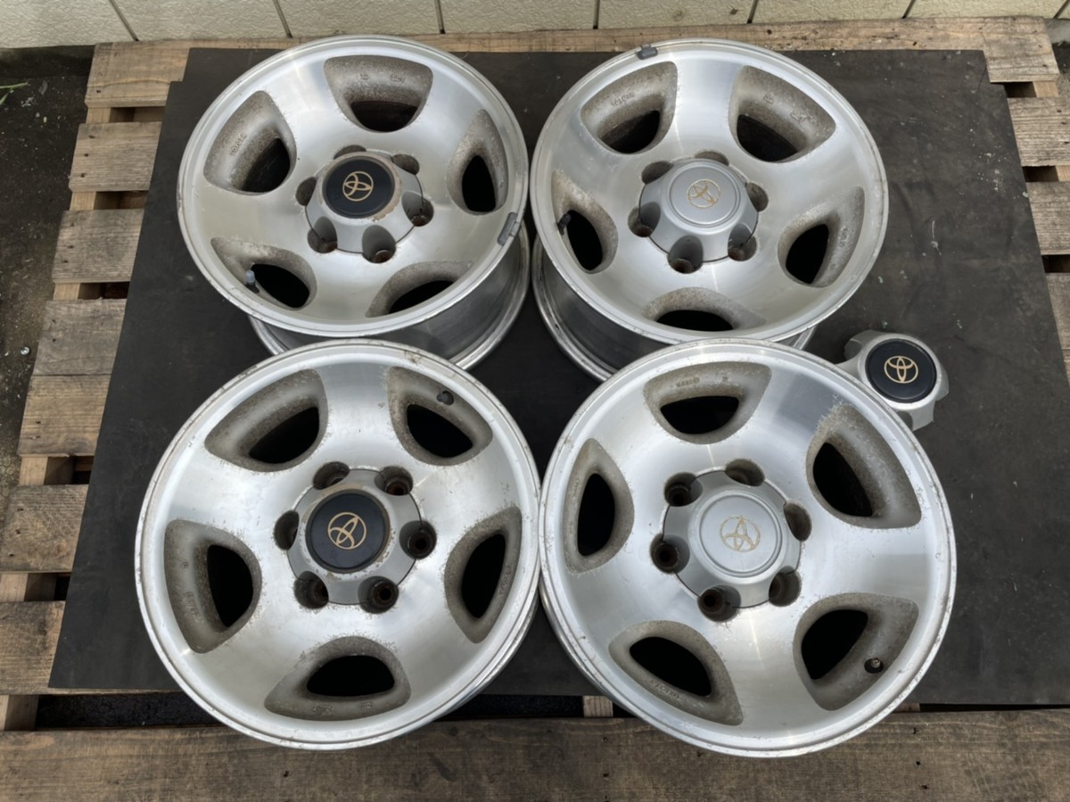 0 トヨタ 純正 ランドクルーザー80 「ランクル ホイール」の落札相場 