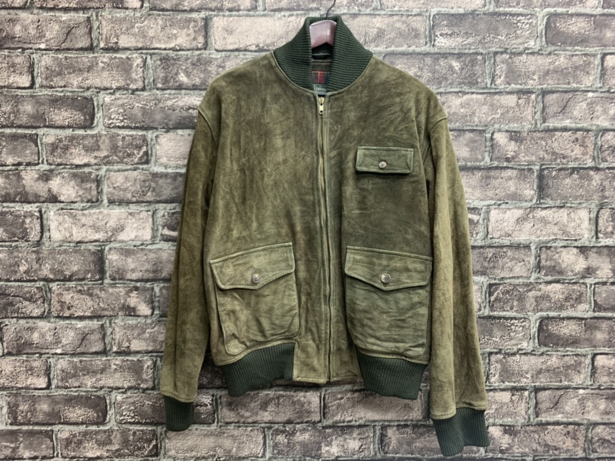 USA古着 ポロカントリー ラルフローレン 本革 レザー ジャケット L 90 