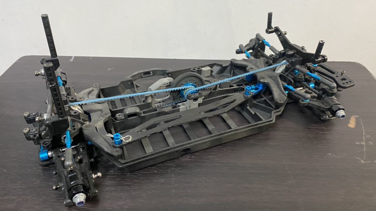 タミヤ ベルトドライブ4WD　TA05 シャーシ　メカ一式オープションパーツ付 タミヤ TA05シャーシ ベルトドライブ4WD オプション多数