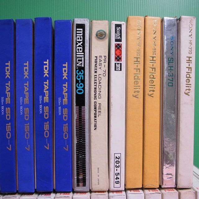 ○SONY ソニー TDK等 オープンリールテープ 7号 HF-370/T-555/SD 150-