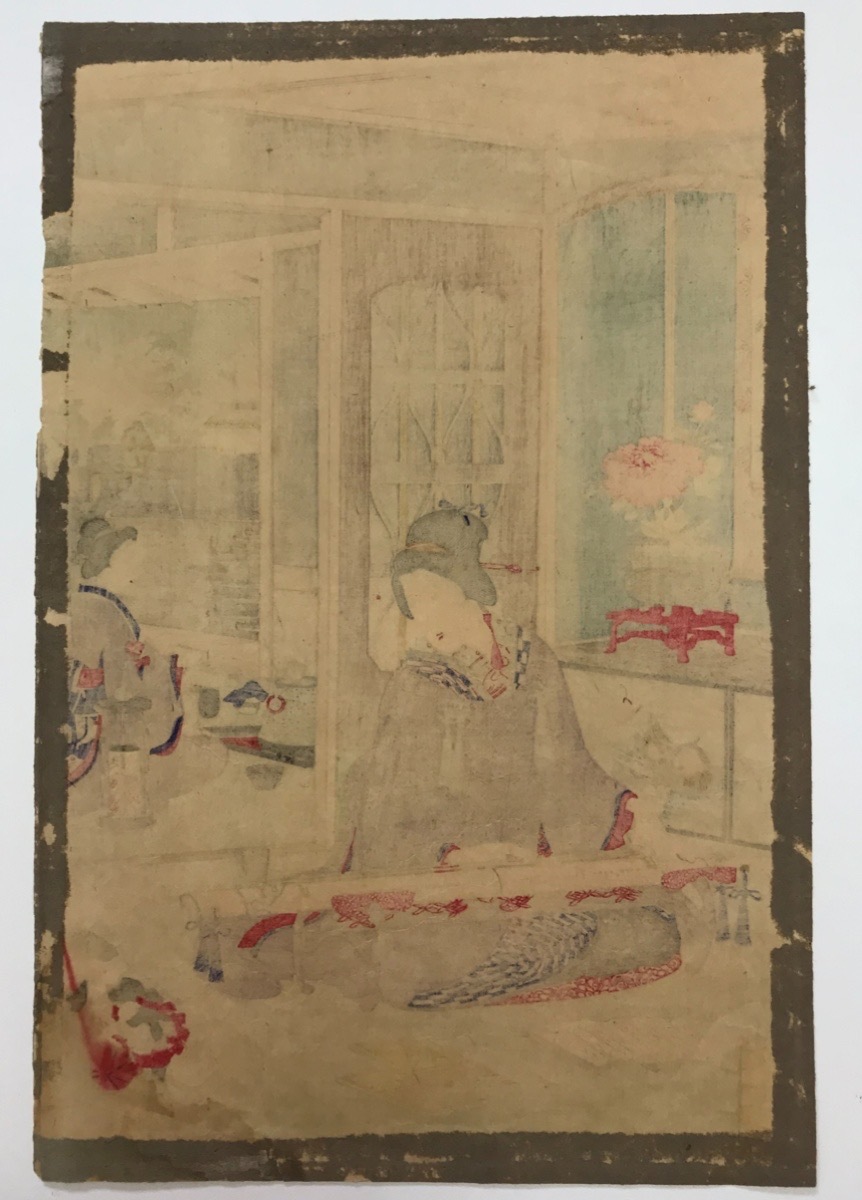 楊洲周延 明治期⁄真作 明治を描き尽くした浮世絵師 市川左団次 他