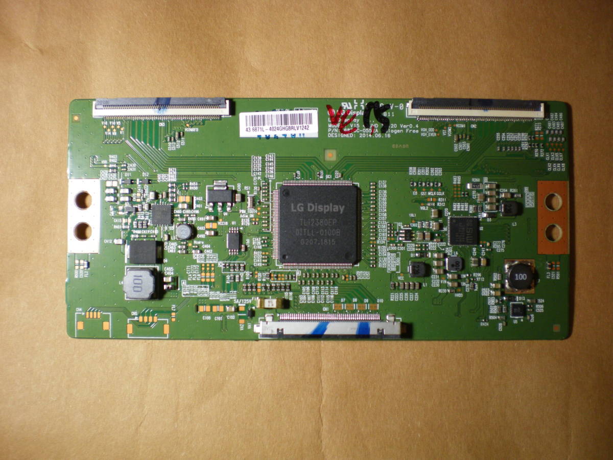 東芝 REGZA 43C310X 液晶制御基板 TCON 6870C-0552A