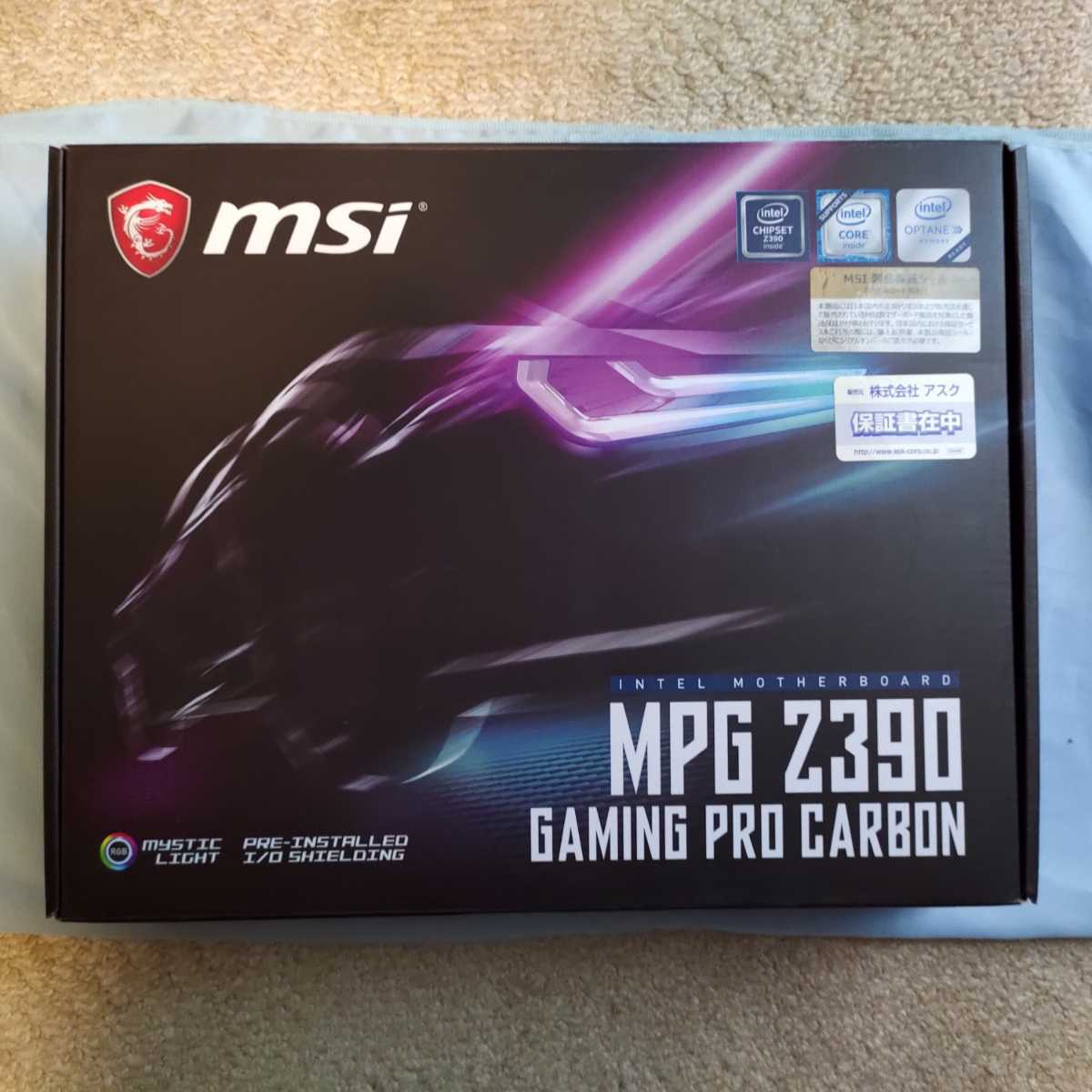 Z390 MPG PRO MSI GAMING CARBON マザーボード AC Gaming Carbon LGA