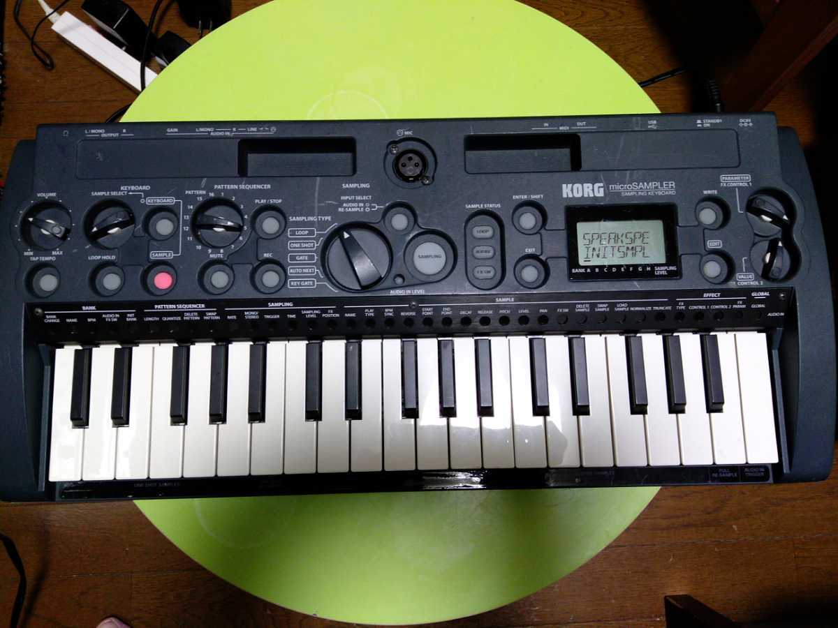 ジャンク】KORG microSAMPLER コルグ マイクロサンプラー mpc sp1200 