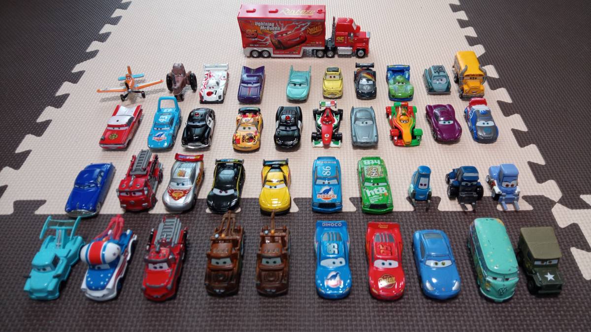 カーズ ミニカー 約41台セット　トミカ　2010年前後 カーズ トミカ 41台 - カーズ ミニカー 約41台セット トミカ 2010年