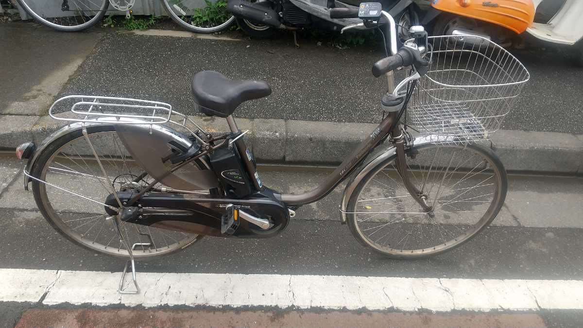 新基準ブリヂストン製アンジェリーノ20インチ3段　8.7Ah（4点灯）充あり ブリヂストン 電動自転車 アシスタプリマ 26inch （要 修理） 電動 要