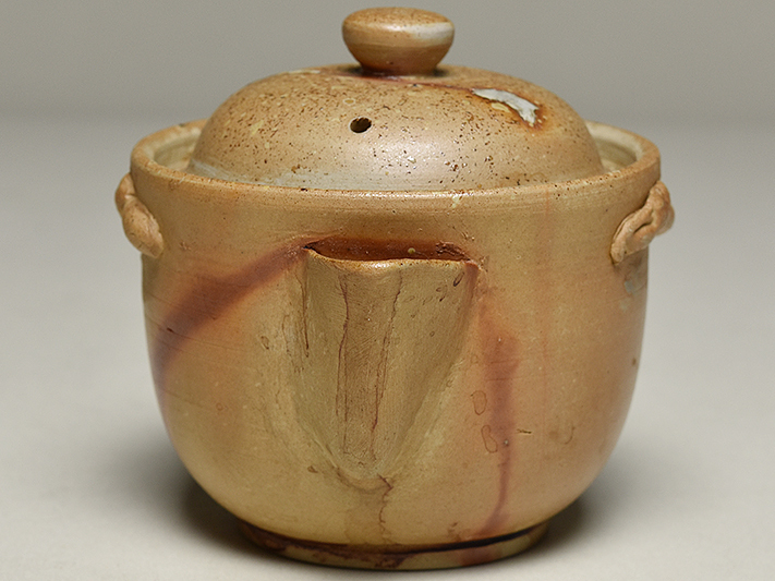 備前焼 煎茶道具 宝瓶 在銘 陶印有り 茶器 茶道具 急須 備前焼 煎茶道具 急須 宝瓶 茶道具 茶器 在銘 時代物 | 香道具 煎茶器