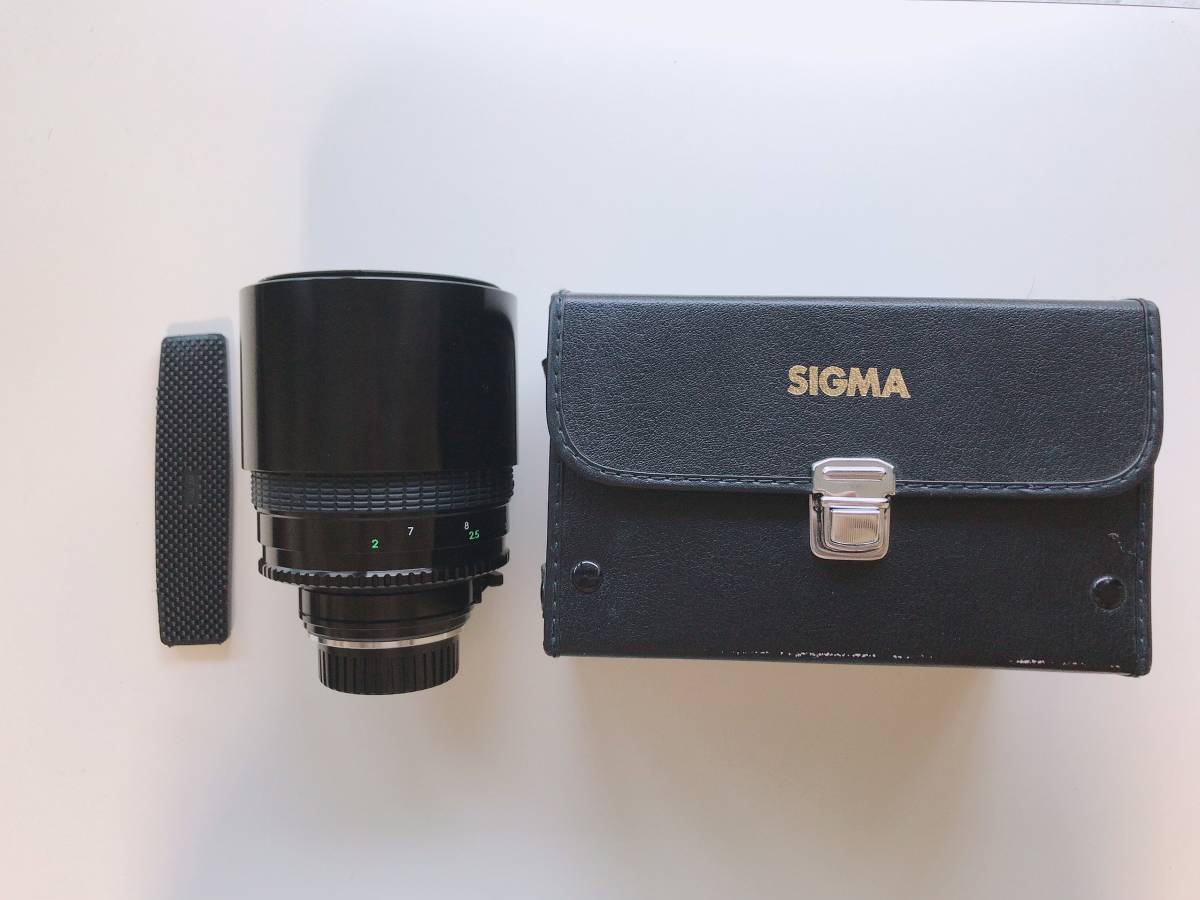 SIGMA MIRROR-TELEPHOTO 600mm シグマ F8 MIRROR 1.5.6 F=400mm Mirror 