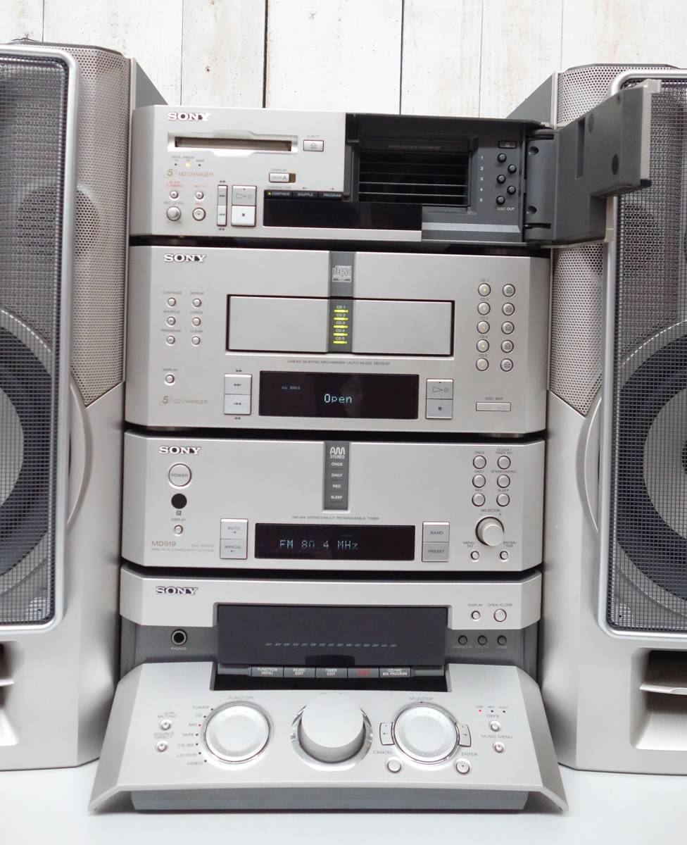 レトロミュージック 当時物 ＊SONY ソニー ＊PIXY＊MDチェンジャー&MD