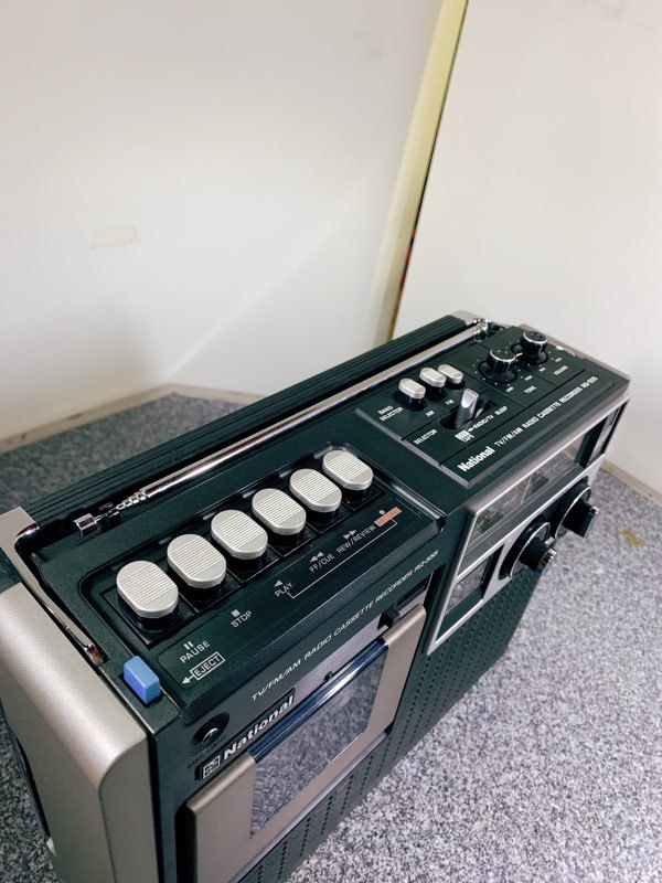 National ラジカセ RQ-555 本体 昭和レトロ National ラジカセ RQ-555