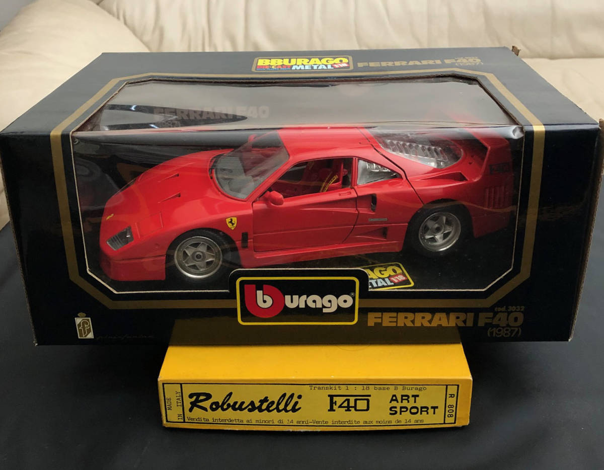 Transkit 1/18 Robustelli Ferrari F40 - Ultra Rare (Neuf)