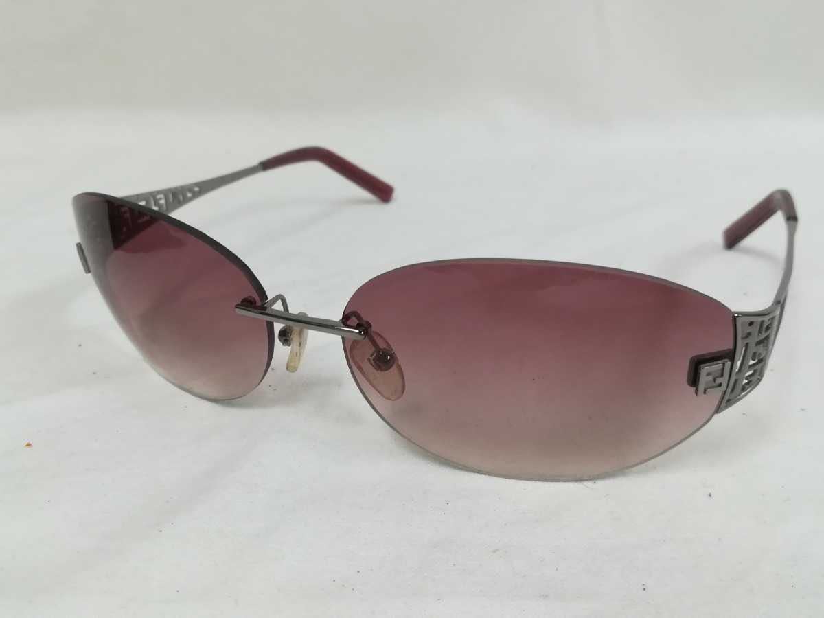 FENDI フェンディ サングラス ズッカ ロゴ FS365AF ボルドー系 410