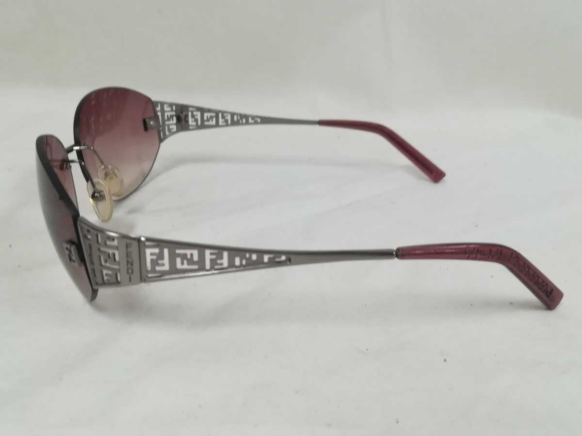 FENDI フェンディ サングラス ズッカ ロゴ FS365AF ボルドー系 410