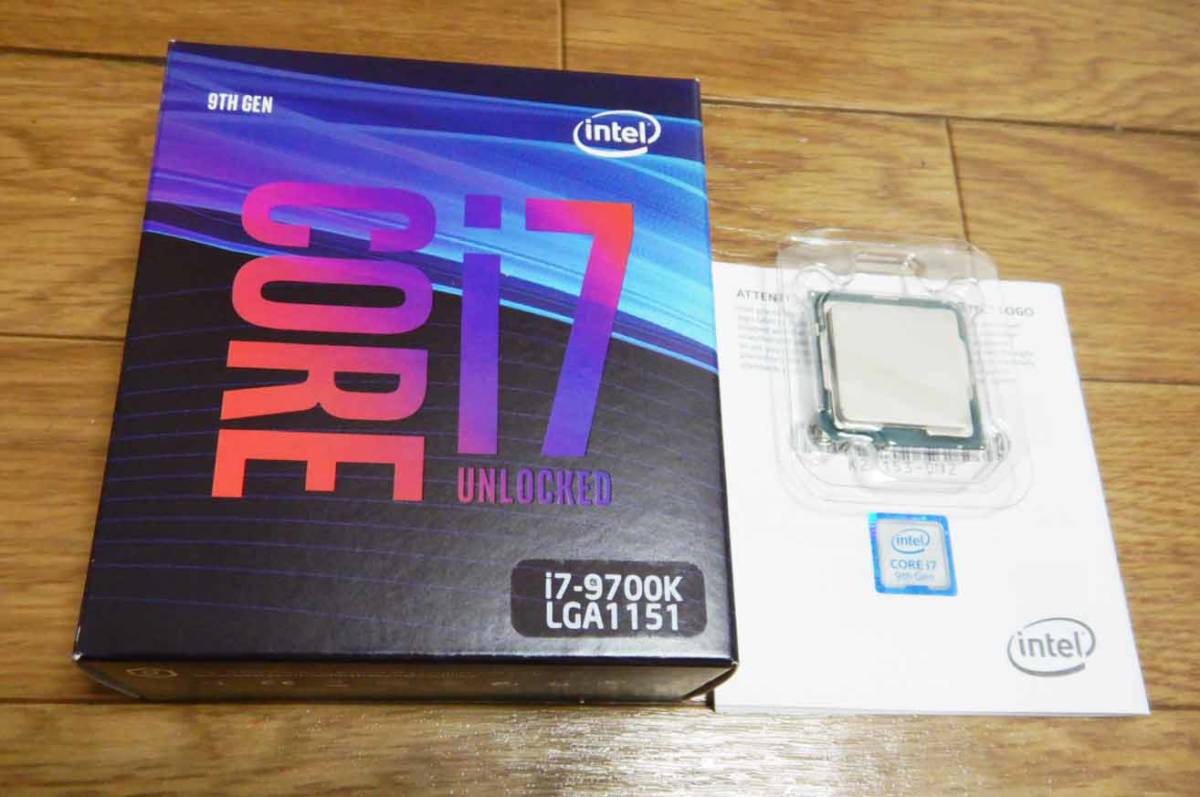 Intel Core i7-9700k 動作保証 ☆ Intel Core i7-9700K CPU 3.60GHz ☆ SRG15 ☆ 動作確認OK ☆ Core