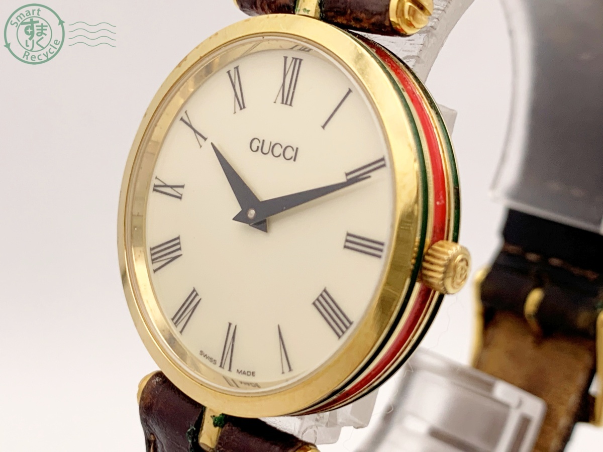 N10392 GUCCI グッチ 腕時計 シェリーライン QUARTZ クォーツ メンズ 