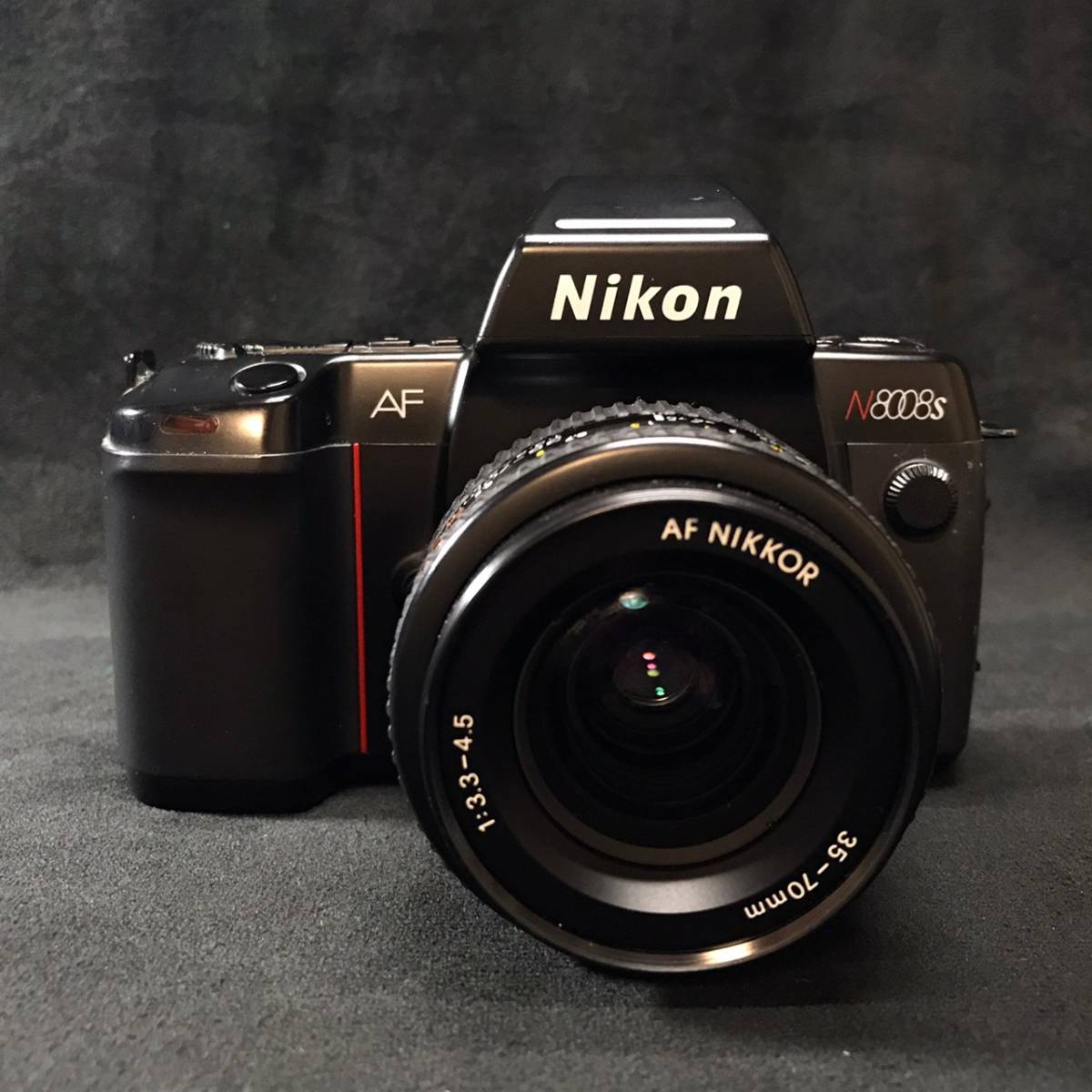 人気セール，送料無料 AS0726-52 NIKON AF N 8008 S AF NIKKOR 35-70mm 3.3-4.5 ニコン カメラ 60サイズ