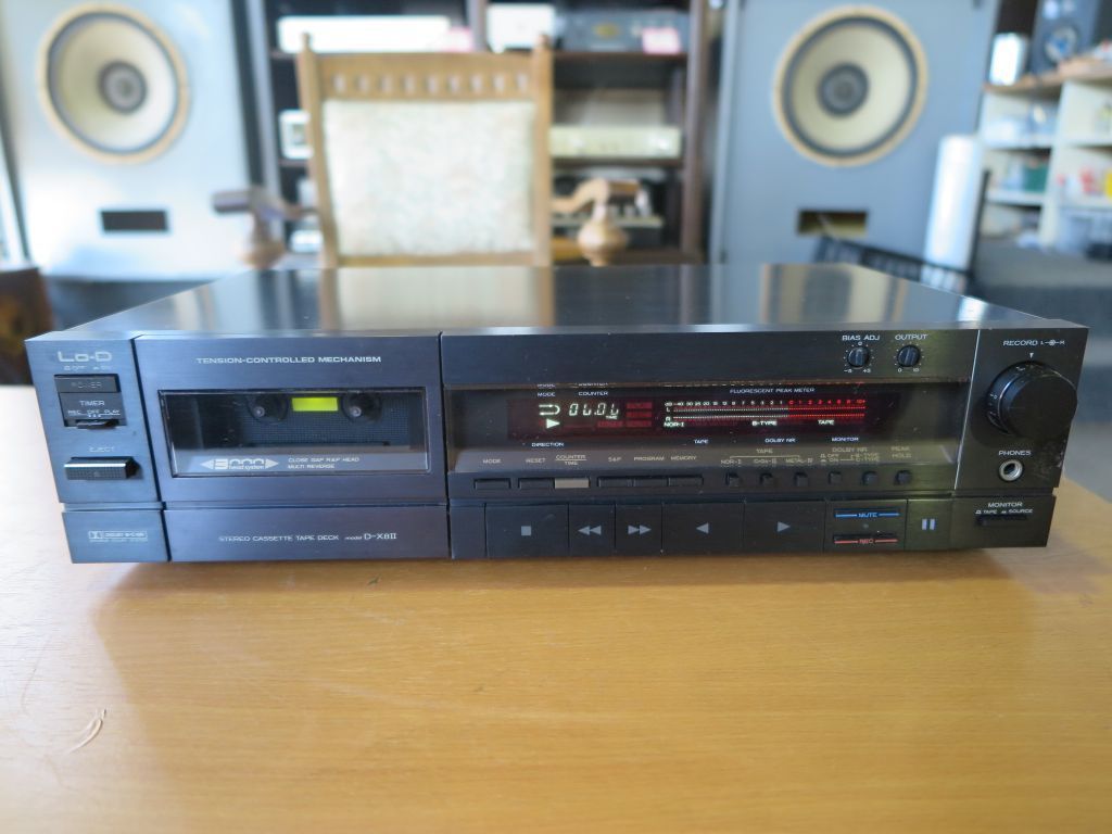 Lo-D D-X8Ⅱ ステレオカセットデッキ、ジャンク品 動作につきましては