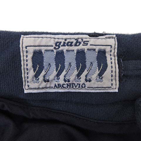 未使用品 ジャブスアルキヴィオ giab's ARCHIVIO 永久クリース ストレッチ ジャージー パンツ 50 紺 ネイビー IBO14 R082121 メンズ ジャブスアルキヴィオ 未使用品 giabsarchivio（ジャブス 秋冬ストレッチコットン DANTE イージーパンツ