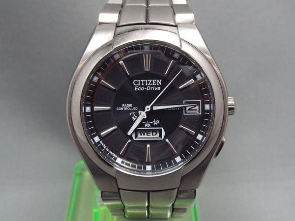 ☆ CITIZEN アテッサ H106-T010407 エコドライブ 黒 メンズ
