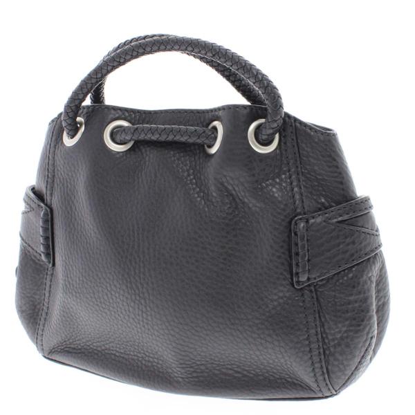 ■ コールハーン ハンドバッグ カバン ハトメ付き 黒 中古