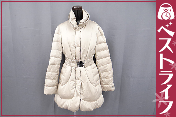 1円 マレーラ ダウンコート ダウン×フェザー サイズ42 服 中古