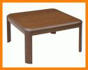新品　家具調こたつ　(継脚付)正方形　M.M/F8..0H(MB)④