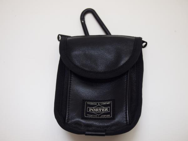 吉田 ポーター ズーム ポーチS/ブラック（107-01037）G042