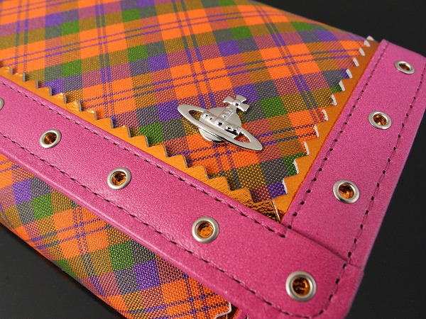 ◆1399◆ヴィヴィアンウエストウッド牛革タータンチェック長財布