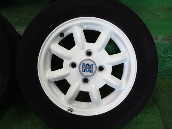 ミラジーノL700S純正アルミホイールミニライト 13インチ白 4Z915 