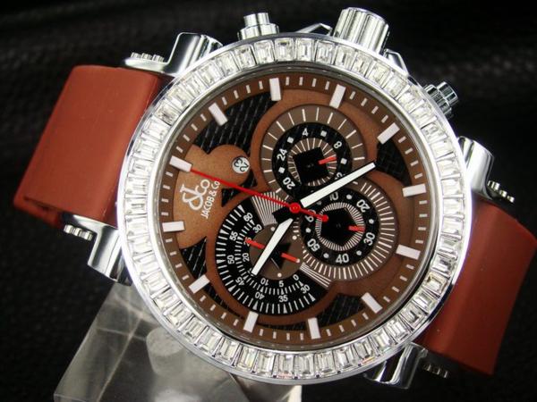 42/ウォッチ【ジェイコブ】jacob&coメンズ　クオーツ 腕時計