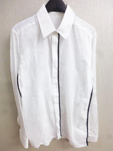 【クリスヴァンアッシュ】 シャツ長袖シースループリーツ/B97