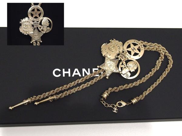 幻！ 新品 14年 シャネル パリダラス ネックレス チョーカー 14A  