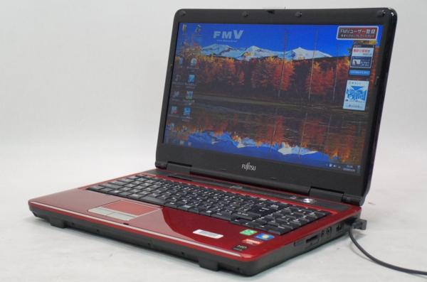 AE5765T●【中古品】FUJITSU FMV-BIBLO NF/E40 AthX2 Win7入り