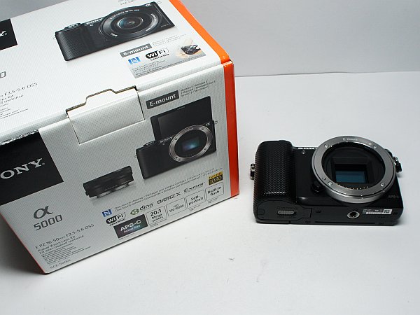 ●安心保証●新品同様●α5000 ILCE-5000 ボディ ブラック●