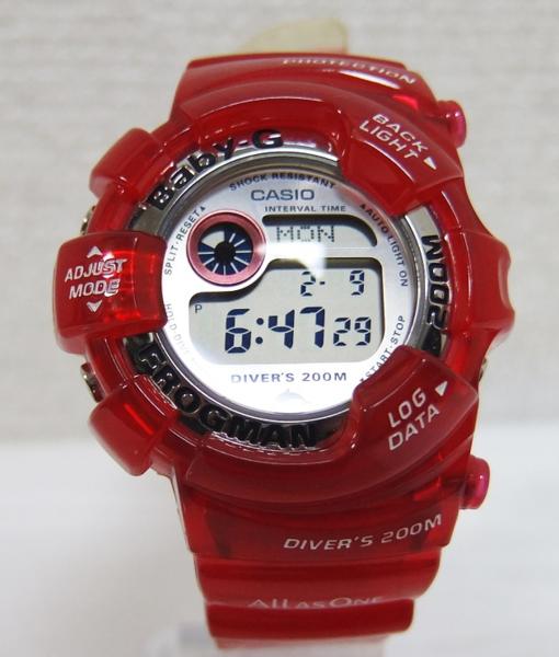 Baby-G BGW-104K FROGMAN イルクジ 赤スケルトン フロッグマン