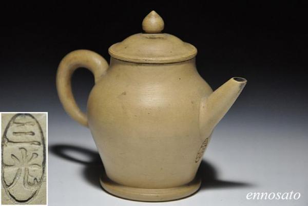 えんの里74■煎茶道具 三光銘白泥造一文字急須■ZV3-3