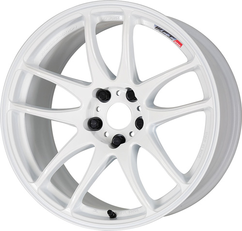 4本で送料無料WORK　EMOTION　CR極　17インチ8J　5H　WHT