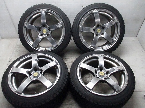 215/45R17 17×9JJ 5穴-114.3 アルミ付 2011年 スタッドレス 4本